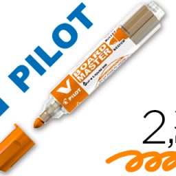 Rotulador pizarra blanca Pilot V Board Master punta redonda tinta líquida naranja