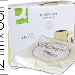 KF15088 Cinta adhesiva Q-Connect 66m.x12 mm. Encelofanada