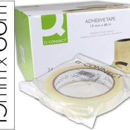 KF15087 Cinta adhesiva Q-Connect 66m.x19 mm. Encelofanada