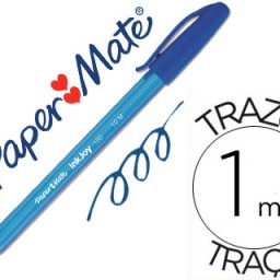 Bolígrafo Paper Mate Inkjoy 100 tinta azul
