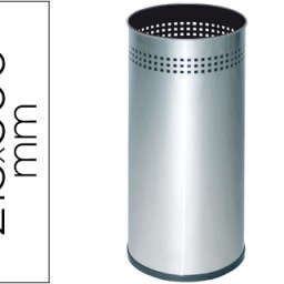 Paragüero metálico perforado plateado sie