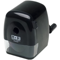 9810090 Sacapuntas de sobremesa M+R manual negro