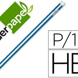 LL03 Lápiz de grafito Liderpapel triangular HB