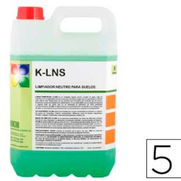 Limpiasuelos neutro aroma manzana 5l.