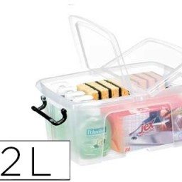 Contenedor cep 12 litros  plástico transparente