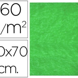 FE06 Fieltro Liderpapel 50x70cm. 160g/m² verde