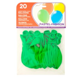20 globos verde pistacho