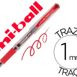 Bolígrafo uni-ball UM-153 Signo Broad tinta gel roja