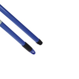 Palo de escoba o fregona metal universal gancho giratorio 140 cm.