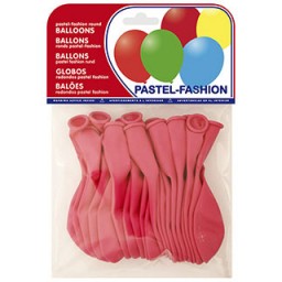 20 globos pastel fucsia