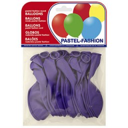 20 globos pastel lila