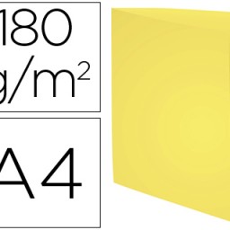 Subcarpeta cartulina reciclada Exacompta A4 amarilla 170 g/m²