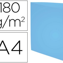 Subcarpeta cartulina reciclada Exacompta A4 azul 170 g/m²