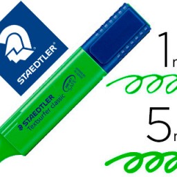 Marcador fluorescente Staedtler Textsurfer 364 tinta verde