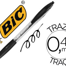 Bolígrafo Bic Atlantis tinta negra