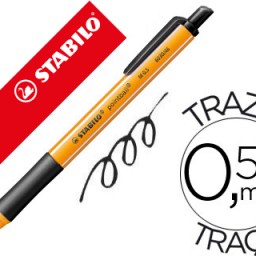 Bolígrafo Stabilo Pointball tinta negra