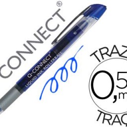 KF50140 Bolígrafo roller Q-Connect tinta azul 0,5 mm.