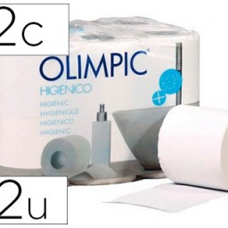 12 rollos papel higiénico  Olimpic 2 capas