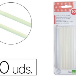 PG05 12 barras termofusibles Liderpapel silicona ø7x100mm.