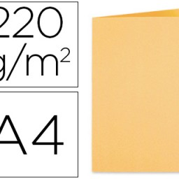 Subcarpeta cartulina reciclada Exacompta A4 crema 220 g/m²