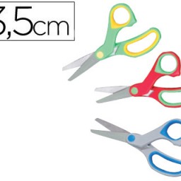 TI06 Tijera escolar Liderpapel suave ergonómica 13,5cm.