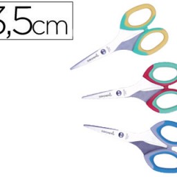 TI03 Tijera escolar Liderpapel extra soft 13,5cm.