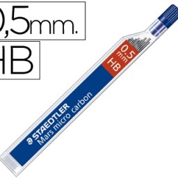 12 minas de grafito Staedtler Mars Micro 0,5mm. HB
