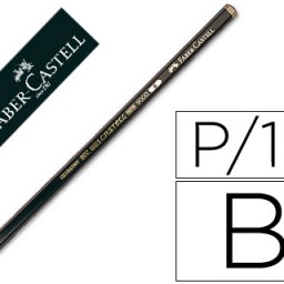 Lápiz de grafito Faber 9000 hexagonal B
