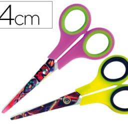 TI09 Tijera escolar Liderpapel Hip Hop 14cm.