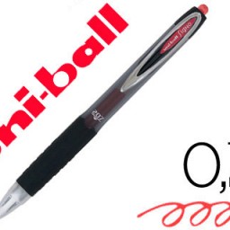 Bolígrafo uni-ball Signo UMN-207 tinta gel roja