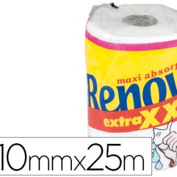Papel de cocina Renova Jumbo 42g/m² 21cm. x 25m.
