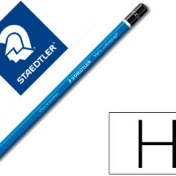 Lápiz de grafito Staedtler Mars Lumograph 100 hexagonal H