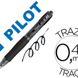 Bolígrafo Pilot G-2 Pixie tinta gel negra