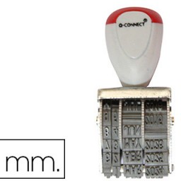 KF22371 Fechador Q-Connect manual mes-día-año 5mm.