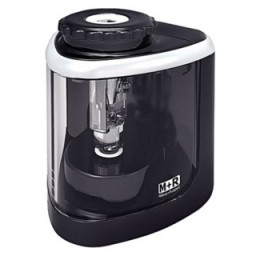 9870000 Sacapuntas de sobremesa M+R eléctrico gris antracita