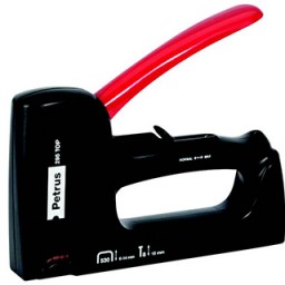 Grapadora clavadora Petrus 295 negro/rojo