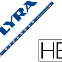 Lápiz de grafito Lyra Groove Slim triangular HB