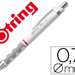Portaminas rotring Tikky 0,7mm. blanco