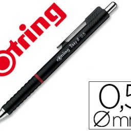 Portaminas rotring Tikky 0,5mm. negro
