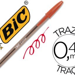 Bolígrafo Bic Cristal rojo