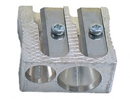 2110000 Sacapuntas M+R metálico cuña 2 orificios