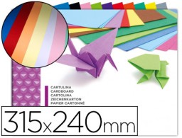 TM02 Bloc 10h. trabajos manuales cartulina 240x315mm. colores surtidos