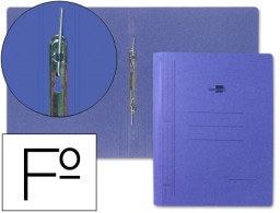 GU01 Carpeta gusanillo Liderpapel Folio azul