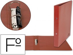 CA04 Carpeta de 2 anillas 25 mm. Liderpapel Folio cartón cuero