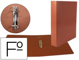 CH04 Carpeta de 2 anillas 40 mm. Liderpapel Folio cartón cuero