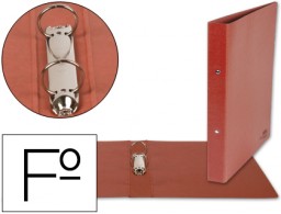 CA01 Carpeta de 2 anillas 25 mm. Liderpapel Folio cartón cuero