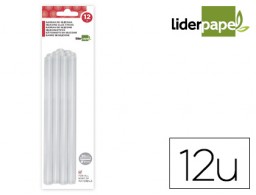 PG09 12 barras termofusibles Liderpapel silicona ø7x200mm.