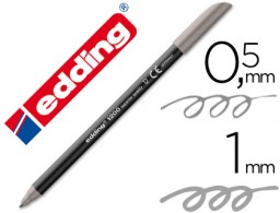 Rotulador edding 1200 tinta gris