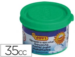 Bote 35 ml. témpera escolar Jovi verde medio