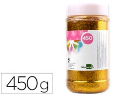 PU27 Bote 450g. purpurina Liderpapel color oro metalizado